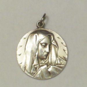 Catholic Medal Our Lady of Sorrows Sterling Vintage?